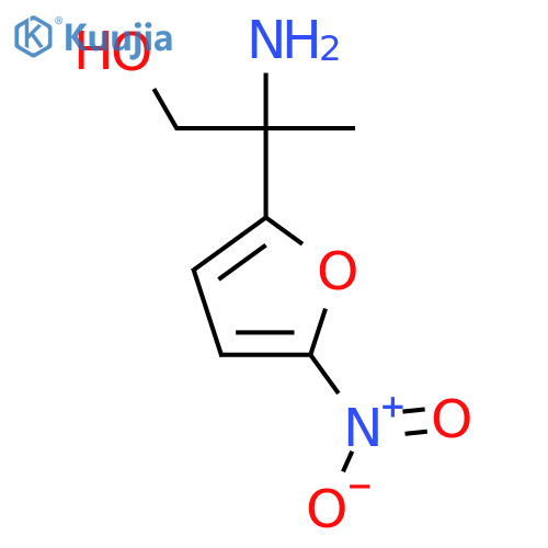2-amino-2-(5-nitrofuran-2-yl)propan-1-ol structure
