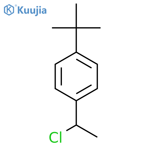 1-tert-butyl-4-(1-chloroethyl)benzene structure