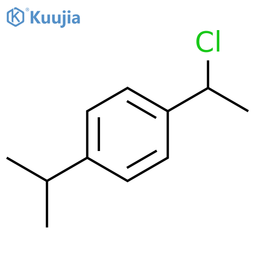 1-(1-chloroethyl)-4-isopropylbenzene structure