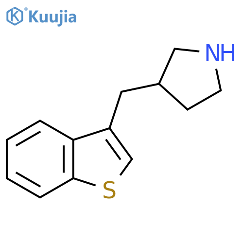 3-(1-benzothiophen-3-yl)methylpyrrolidine structure