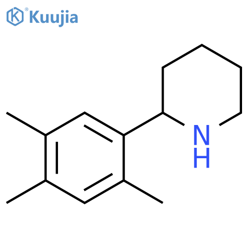 2-(2,4,5-trimethylphenyl)piperidine structure