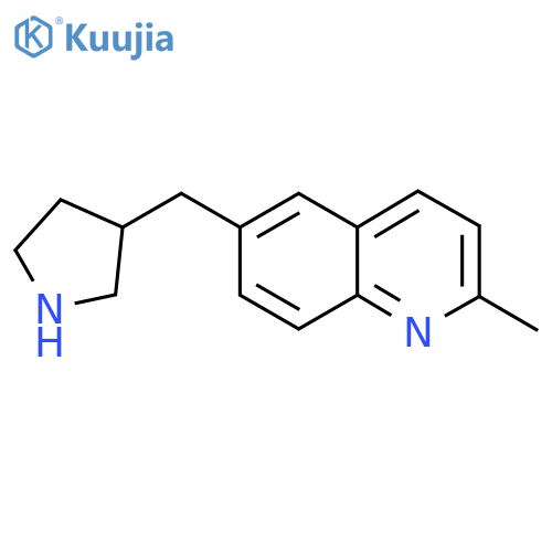 2-methyl-6-(pyrrolidin-3-yl)methylquinoline structure