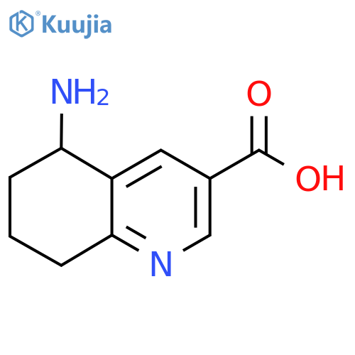 5-Amino-5,6,7,8-tetrahydroquinoline-3-carboxylic acid structure