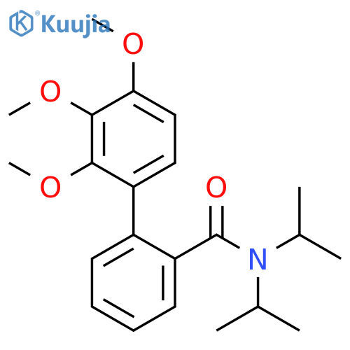 [1,1'-Biphenyl]-2-carboxamide, 2',3',4'-trimethoxy-N,N-bis(1-methylethyl)- structure