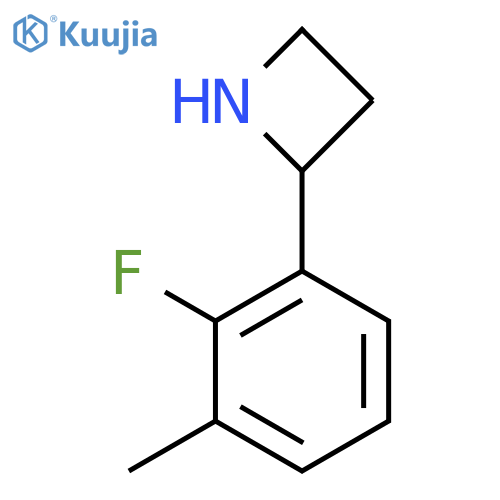 2-(2-fluoro-3-methylphenyl)azetidine structure