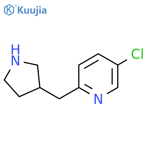 5-chloro-2-(pyrrolidin-3-yl)methylpyridine structure