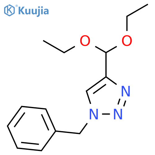 1-Benzyl-4-(diethoxymethyl)-1,2,3-triazole structure
