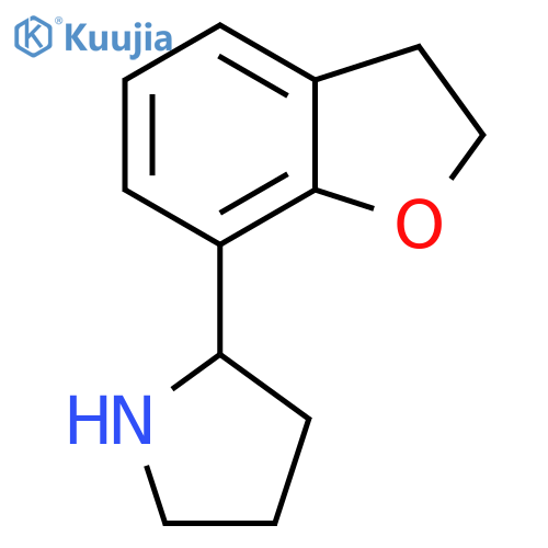 2-(2,3-dihydrobenzofuran-7-yl)pyrrolidine structure