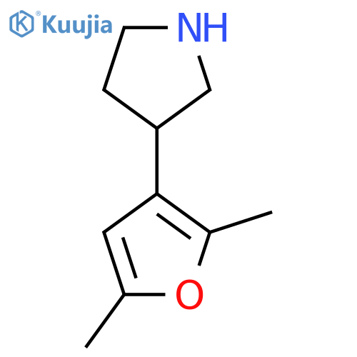 3-(2,5-dimethylfuran-3-yl)pyrrolidine structure