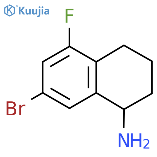 7-BROMO-5-FLUORO-1,2,3,4-TETRAHYDRONAPHTHYLAMINE structure
