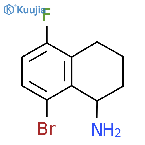 8-BROMO-5-FLUORO-1,2,3,4-TETRAHYDRONAPHTHYLAMINE structure