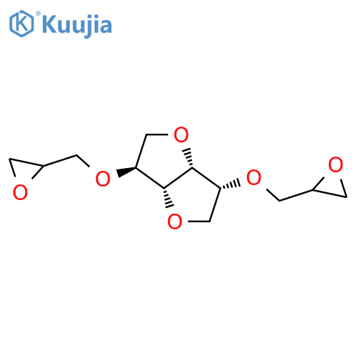 D-Glucitol,1,4:3,6-dianhydro-2,5-bis-O-(2-oxiranylmethyl)- structure
