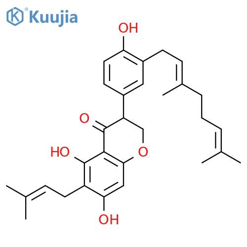(±)-Sophoraisoflavanone C structure