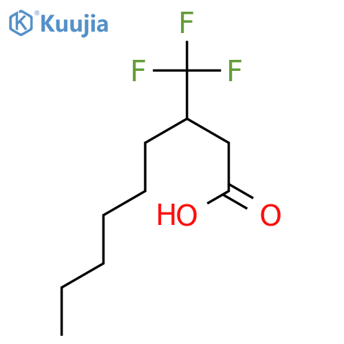 NONANOIC ACID, 3-(TRIFLUOROMETHYL)-, (-)- structure