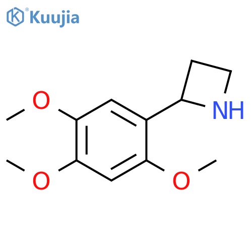 2-(2,4,5-trimethoxyphenyl)azetidine structure