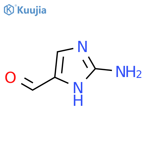 2-Amino-1H-imidazole-5-carbaldehyde structure