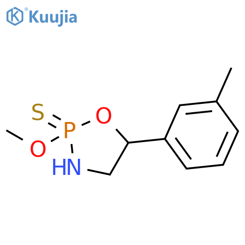 1,3,2-Oxazaphospholidine, 2-methoxy-5-(3-methylphenyl)-, 2-sulfide structure