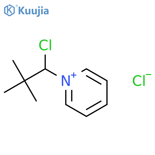 Pyridinium, 1-(1-chloro-2,2-dimethylpropyl)-, chloride structure