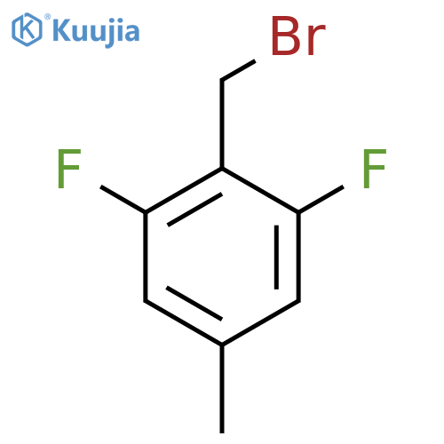 2-(bromomethyl)-1,3-difluoro-5-methylbenzene structure
