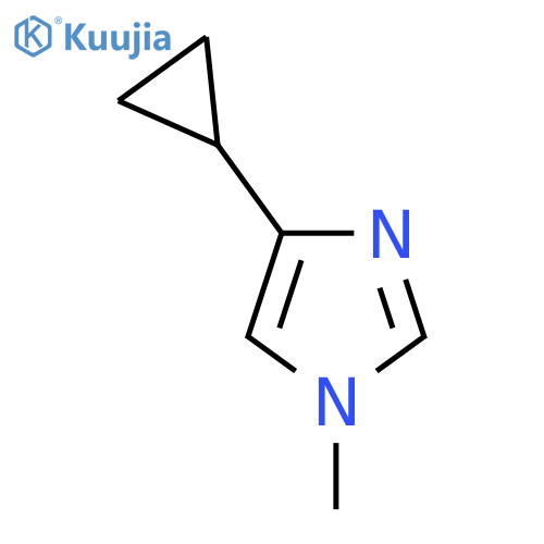 4-cyclopropyl-1-methyl-1H-imidazole structure