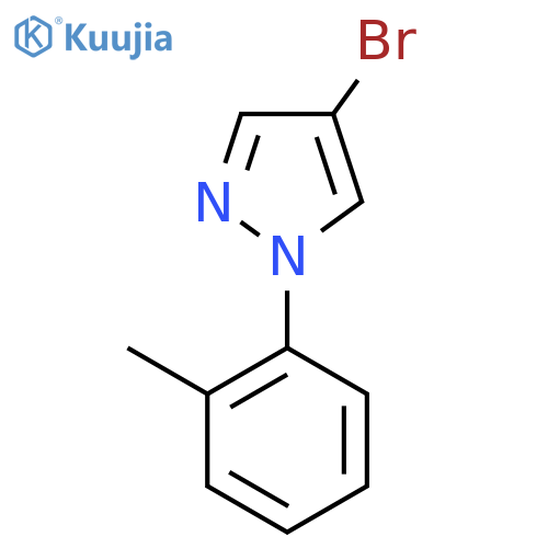 4-Bromo-1-(2-methylphenyl)pyrazole structure