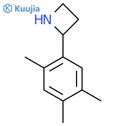 2-(2,4,5-trimethylphenyl)azetidine structure