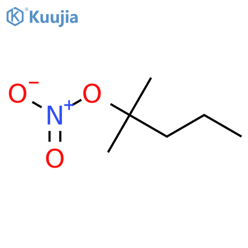 2-Pentanol, 2-methyl-,2-nitrate structure