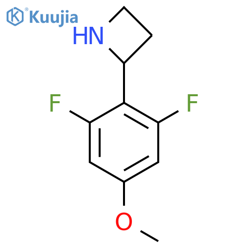 2-(2,6-difluoro-4-methoxyphenyl)azetidine structure