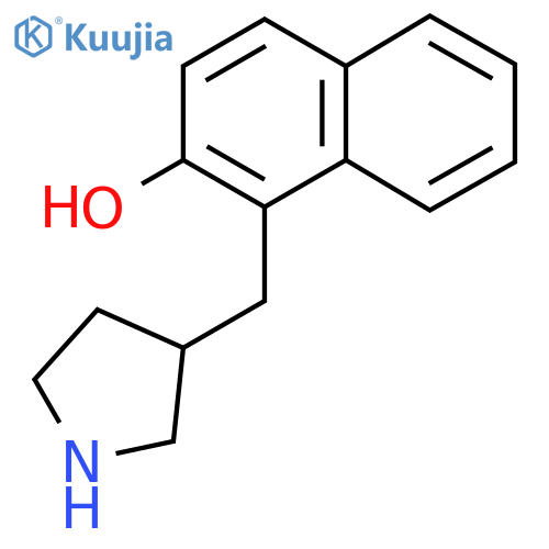 1-(pyrrolidin-3-yl)methylnaphthalen-2-ol structure