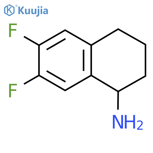 6,7-difluoro-1,2,3,4-tetrahydronaphthalen-1-amine structure