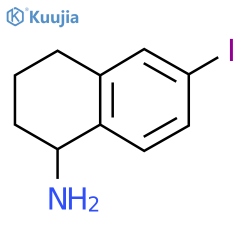 6-Iodo-1,2,3,4-tetrahydronaphthalen-1-amine structure