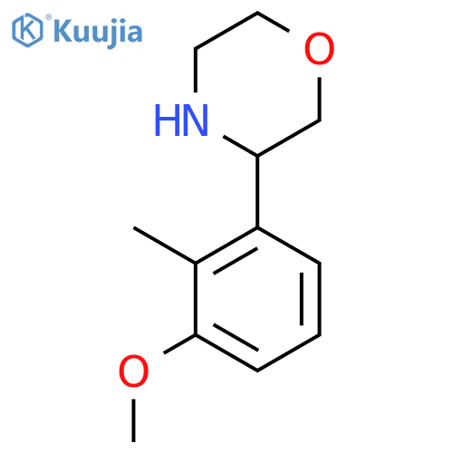 3-(3-METHOXY-2-METHYLPHENYL)MORPHOLINE structure