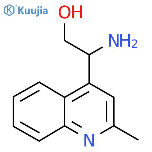 2-amino-2-(2-methylquinolin-4-yl)ethan-1-ol structure