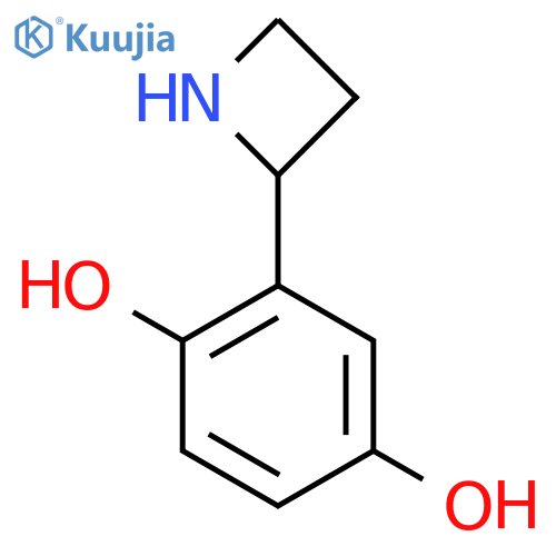 2-(azetidin-2-yl)benzene-1,4-diol structure
