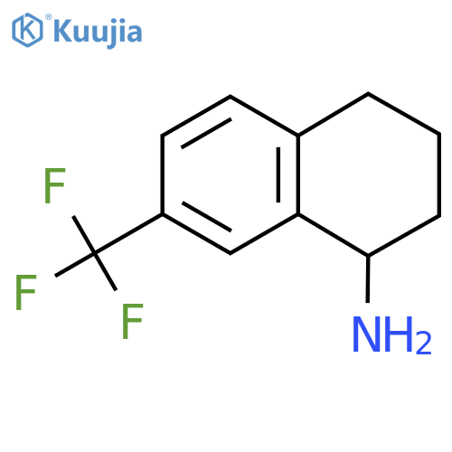 7-(Trifluoromethyl)-1,2,3,4-tetrahydronaphthalen-1-amine structure