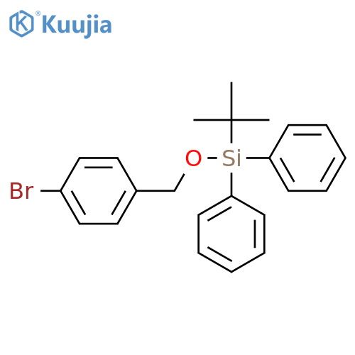 Silane, [(4-bromophenyl)methoxy](1,1-dimethylethyl)diphenyl- structure