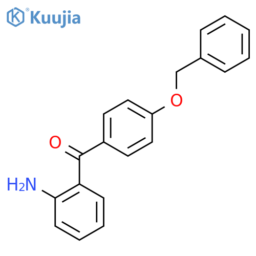 Methanone, (2-aminophenyl)[4-(phenylmethoxy)phenyl]- structure