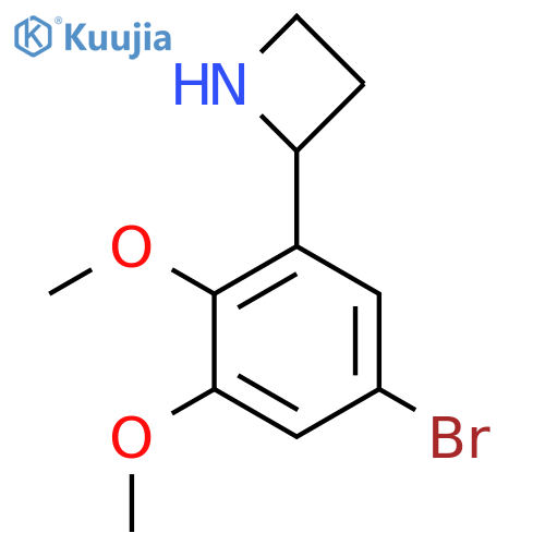2-(5-bromo-2,3-dimethoxyphenyl)azetidine structure