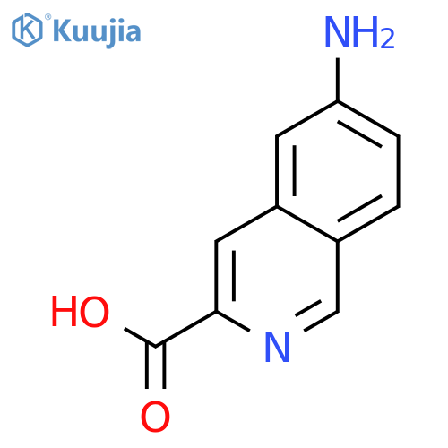 6-amino-3-isoquinolinecarboxylic Acid structure