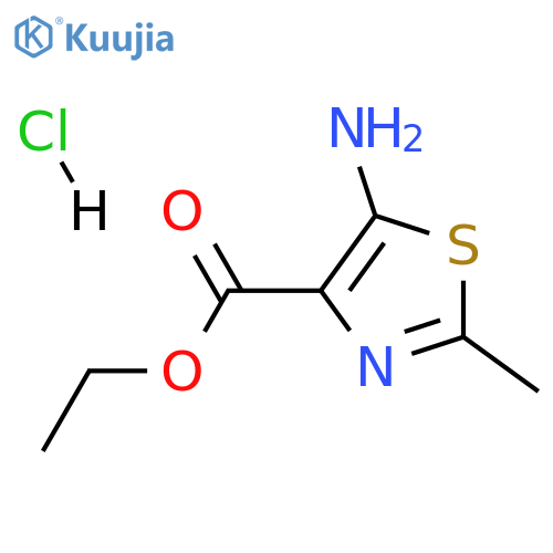 Ethyl 5-amino-2-methyl-1,3-thiazole-4-carboxylate Hydrochloride ( 1:1) structure