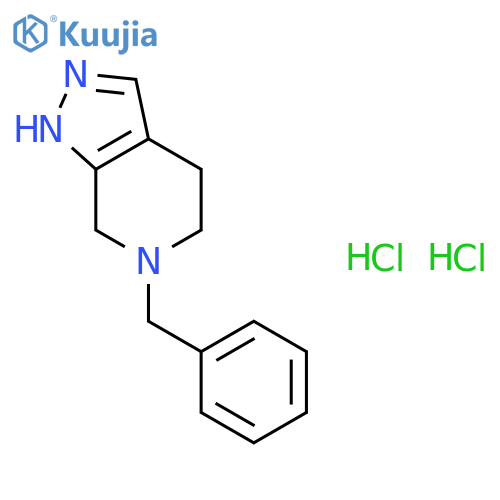 6-Benzyl-4,5,6,7-tetrahydro-1H-pyrazolo3,4-cpyridine dihydrochloride structure