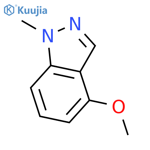 4-methoxy-1-methyl-indazole structure