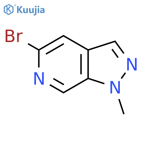 5-Bromo-1-methyl-1H-pyrazolo[3,4-c]pyridine structure