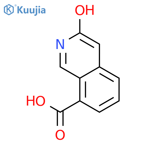 3-hydroxyisoquinoline-8-carboxylic acid structure