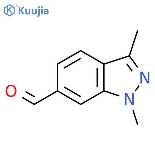 1H-Indazole-6-carboxaldehyde, 1,3-dimethyl- structure