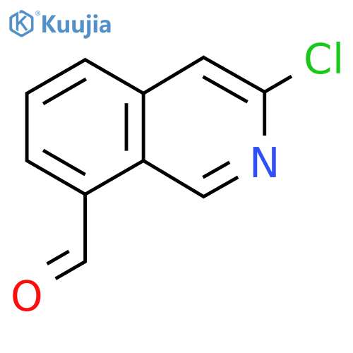 3-Chloroisoquinoline-8-carbaldehyde structure