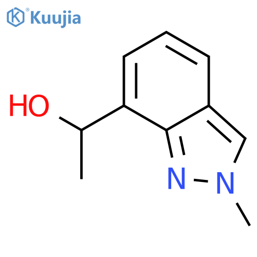 1-(2-methylindazol-7-yl)ethanol structure