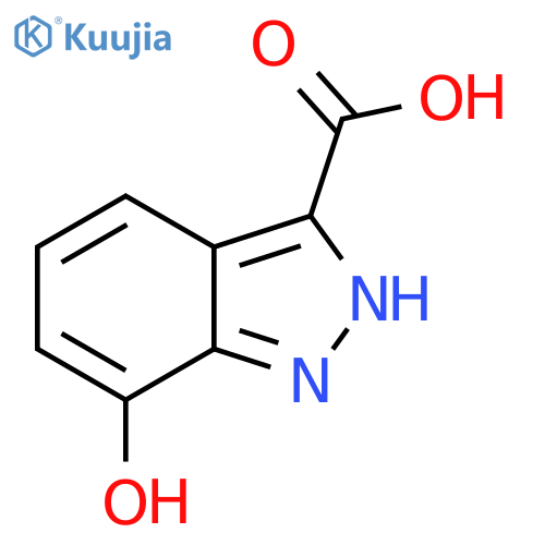 7-Hydroxy-1H-indazole-3-carboxylic acid structure
