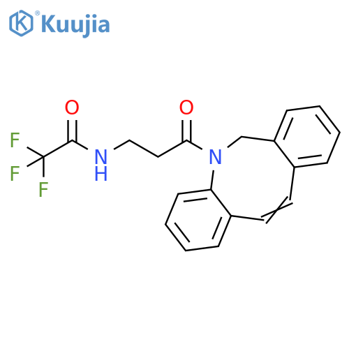 Acetamide, N-[3-(dibenz[b,f]azocin-5(6H)-yl)-3-oxopropyl]-2,2,2-trifluoro- structure