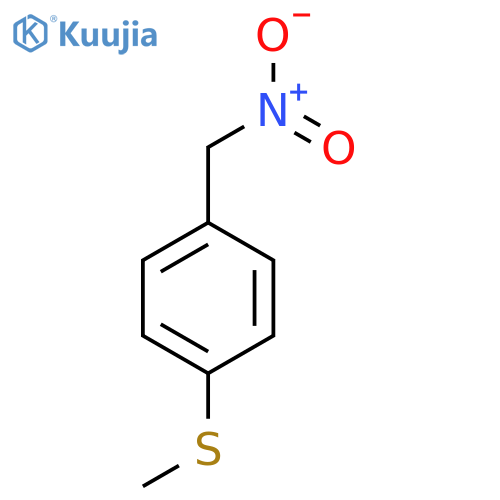 1-(methylsulfanyl)-4-(nitromethyl)benzene structure